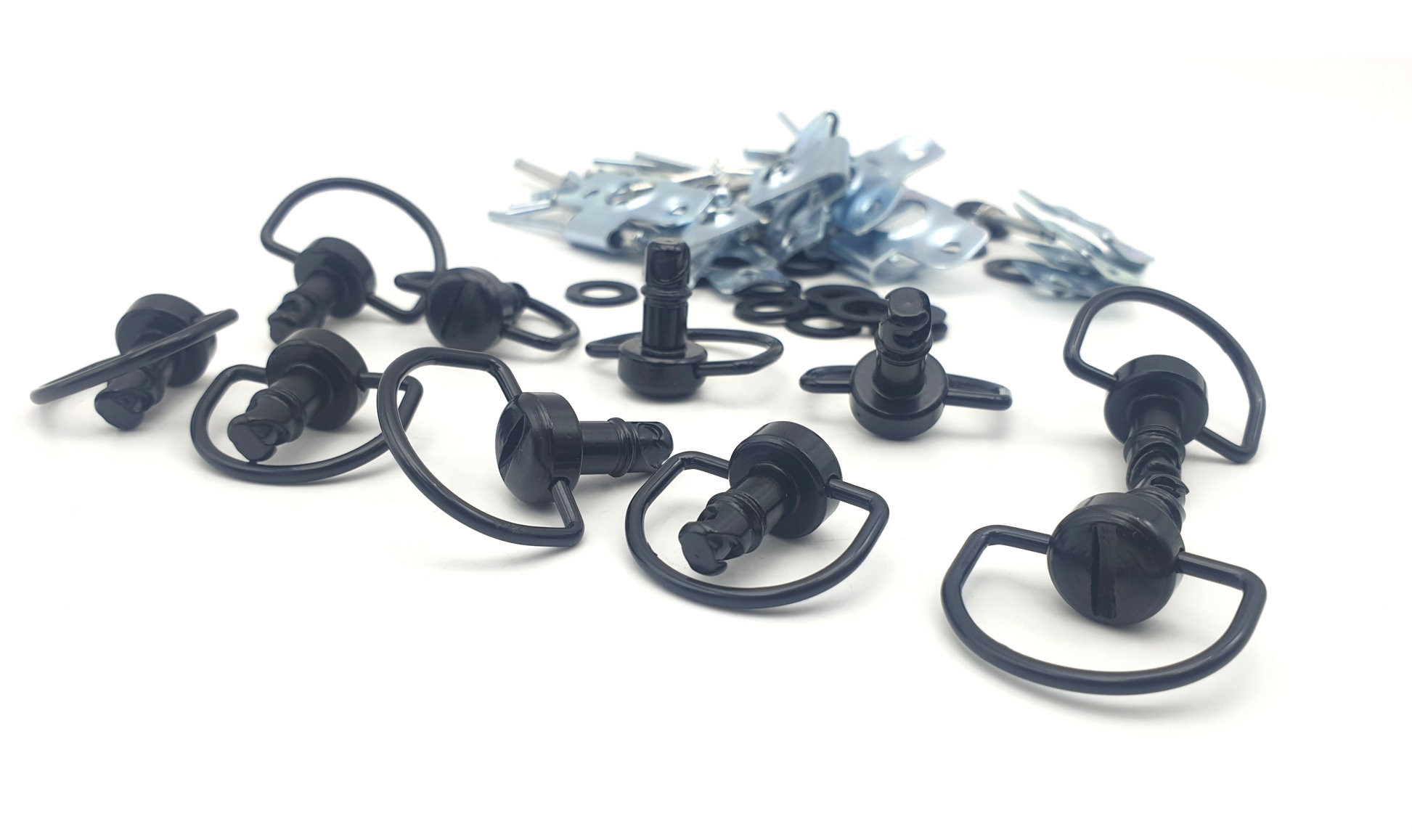 Kit de 10 fixations de carénage Brazoline 14 mm Dzus - vue 2