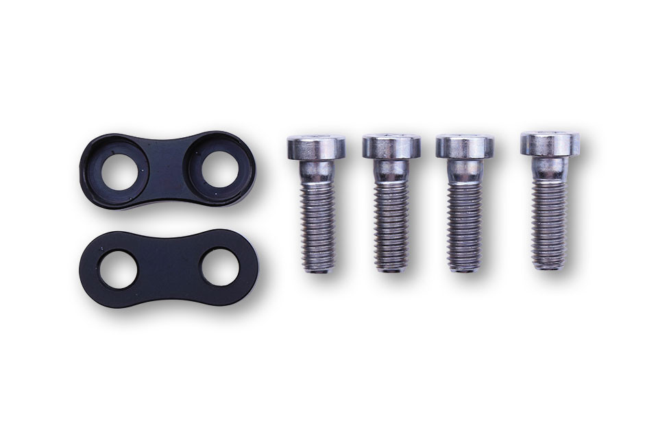 Pièces de fixation pour repose-pieds arrière LSL 2Slide noir