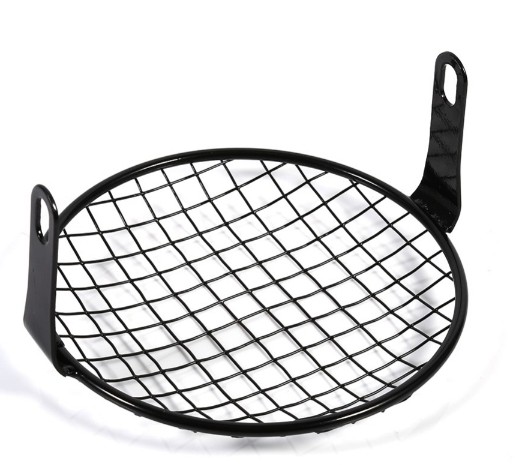 Grille de phare Scrambler noire Brazoline - vue 3