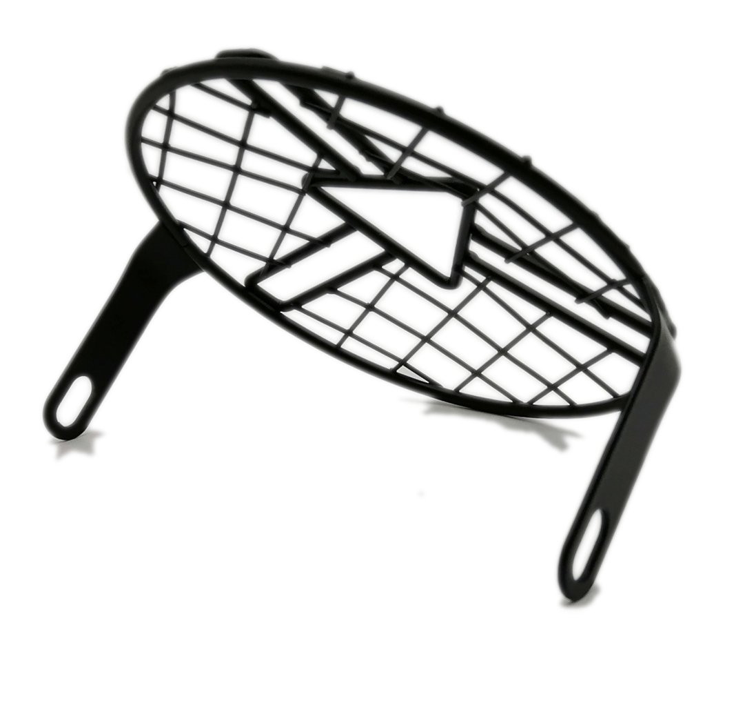 Grille de phare British noire Brazoline - vue 2