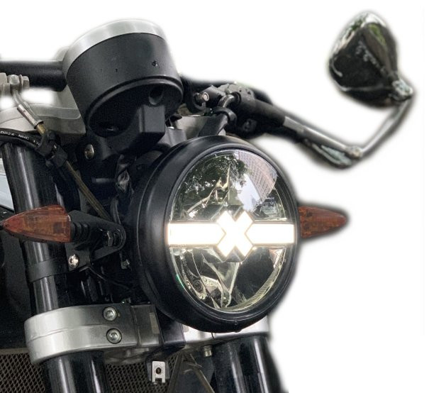 Phare CROSS-X Custom LED Brazoline - vue 2