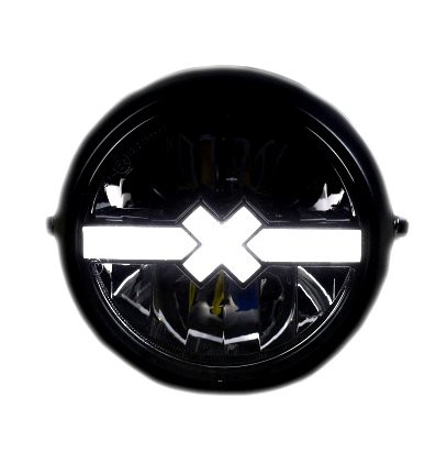 Phare CROSS-X Custom LED Brazoline - vue 3