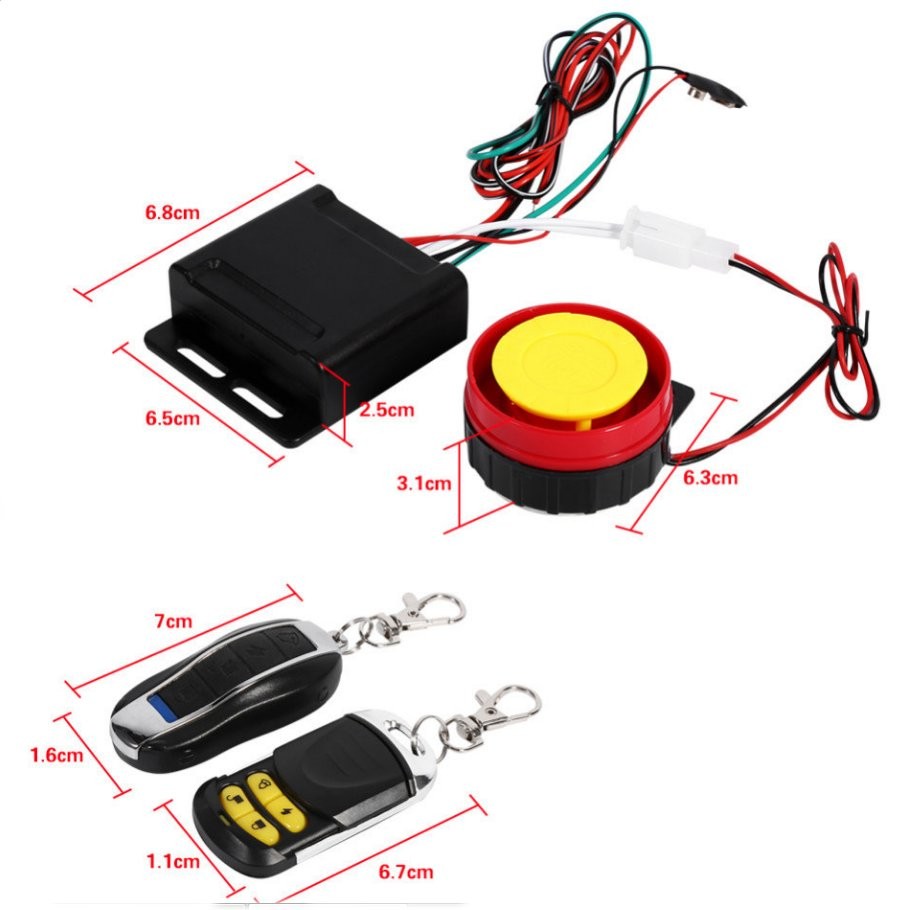 Alarme moto GALAXY 2 BRAZOLINE - vue 2