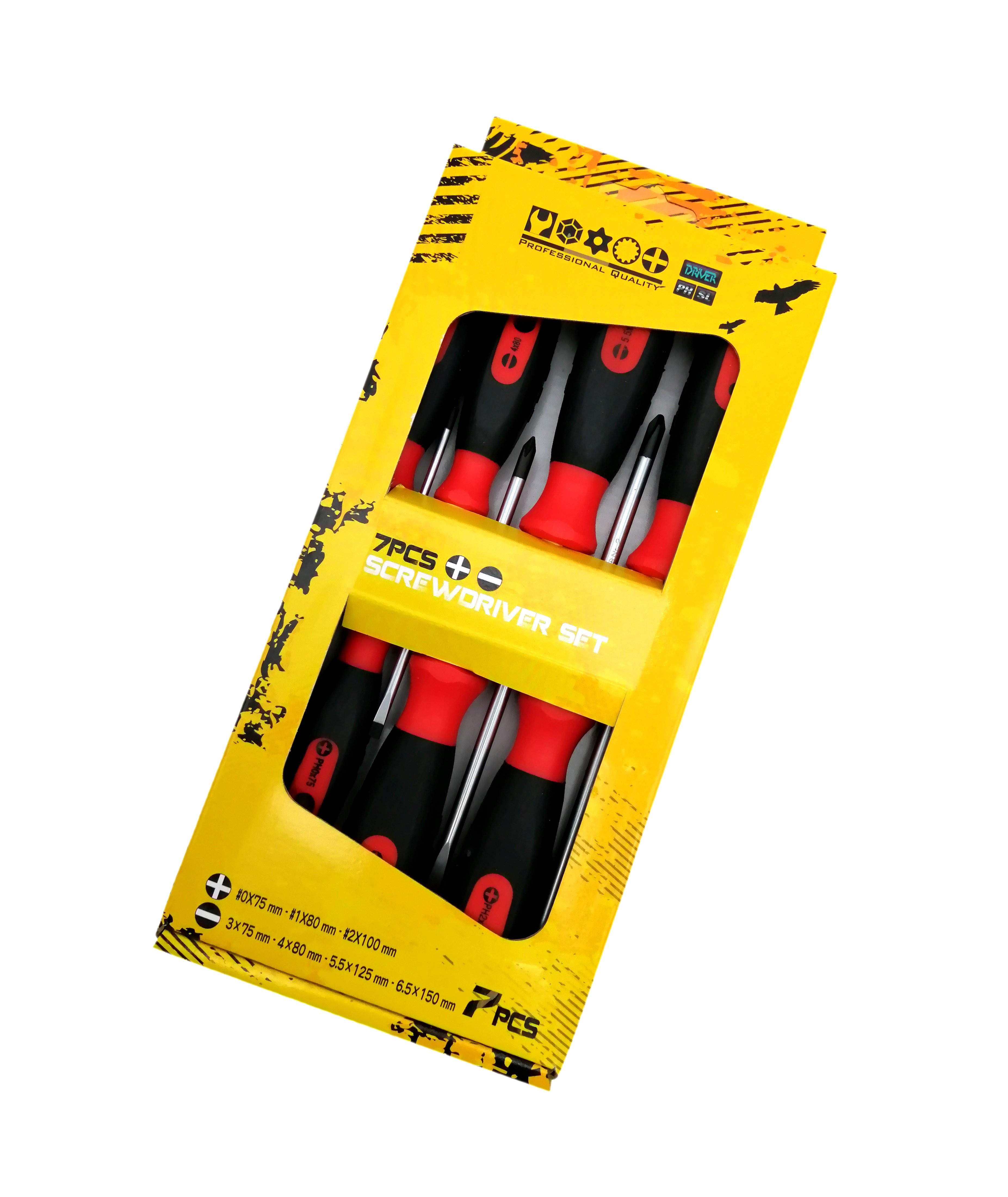 Coffret de 7 tournevis Brazoline - vue 2