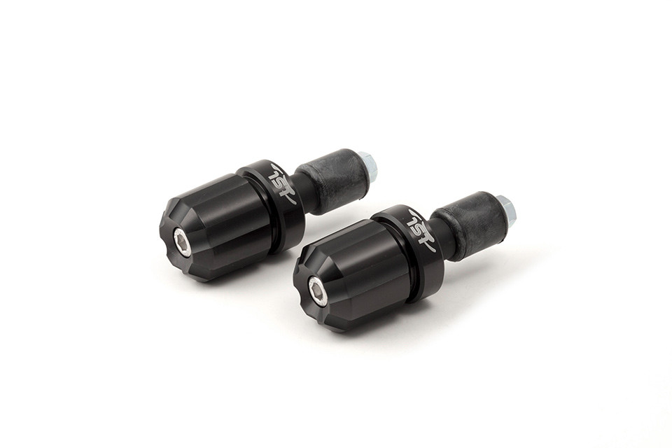 LSL Embouts de Guidon Aluminium Dual Colour 90g Noir