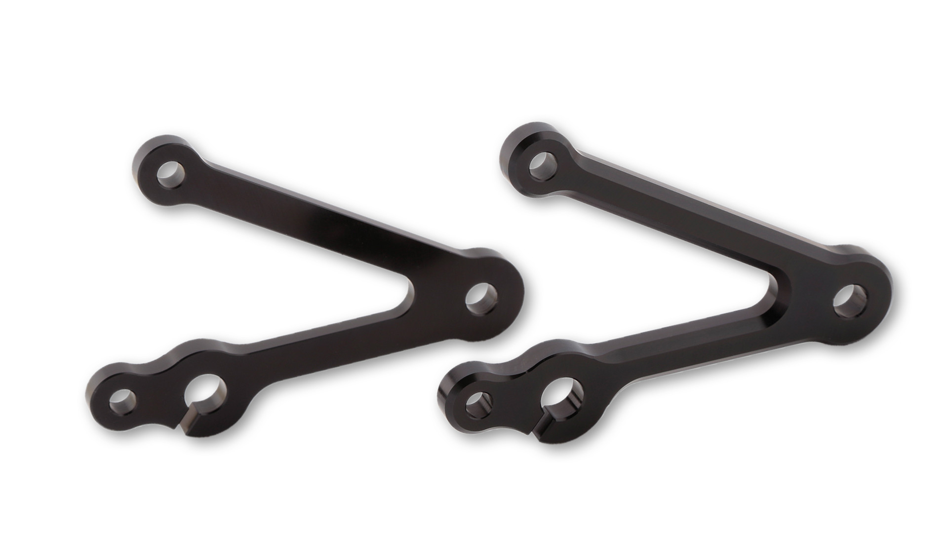 LSL Pattes de phare 87 mm avec support clignotants noir