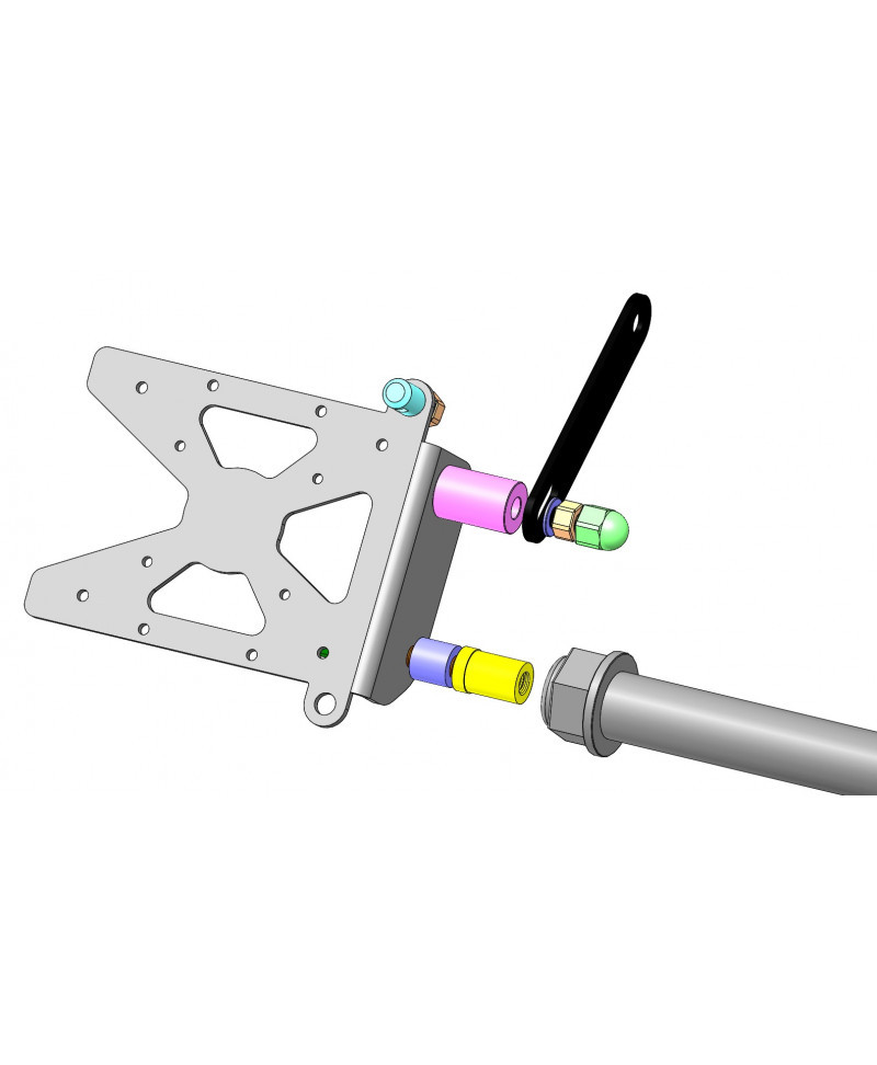 Support de plaque latéral ACCESS DESIGN Harley-Davidson Breakout 107-114 (2018-2022) - vue 3
