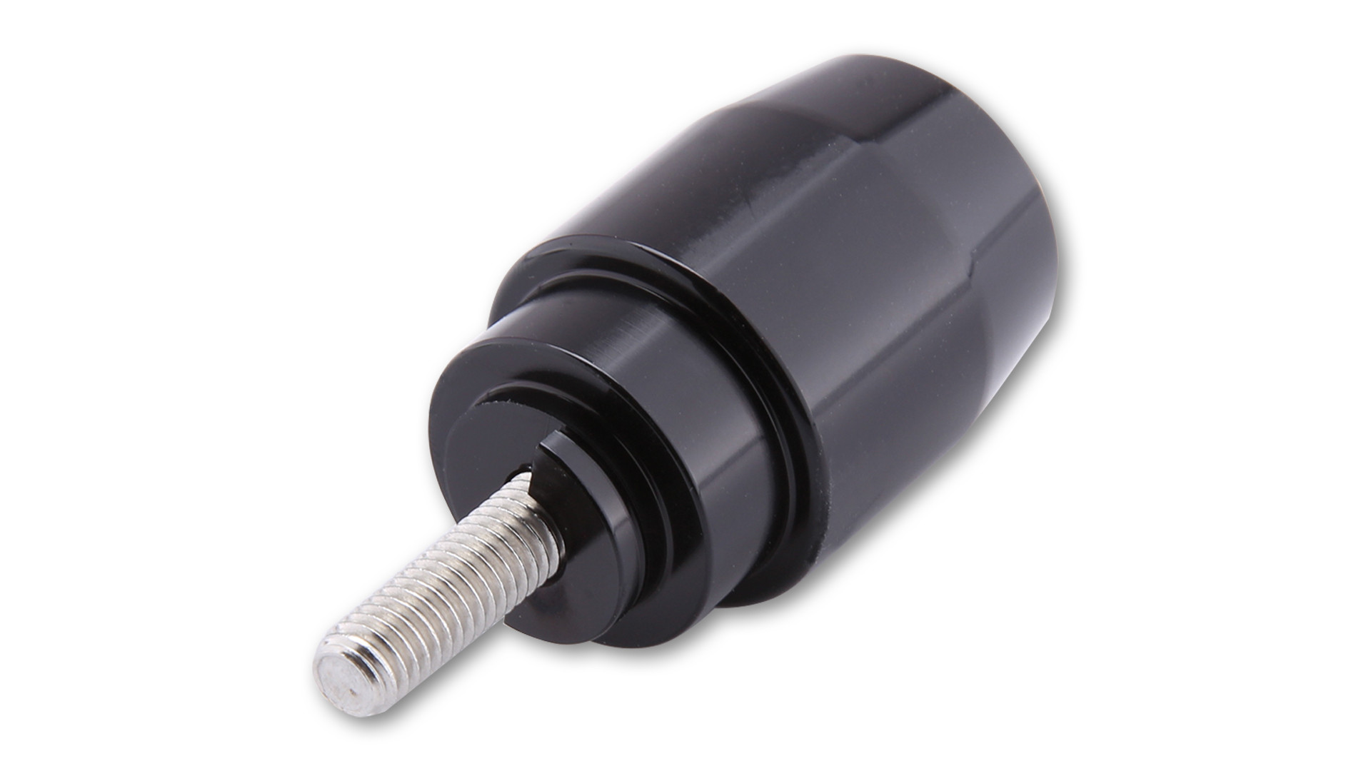 Embout de guidon aluminium noir filetage Honda M6 HIGHSIDER - vue 2
