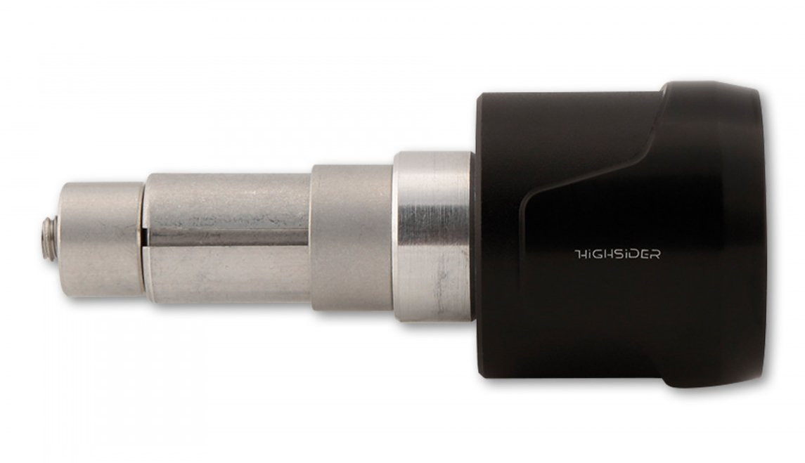Embout de masse de guidon HIGHSIDER AKRON-XL noir - vue 2