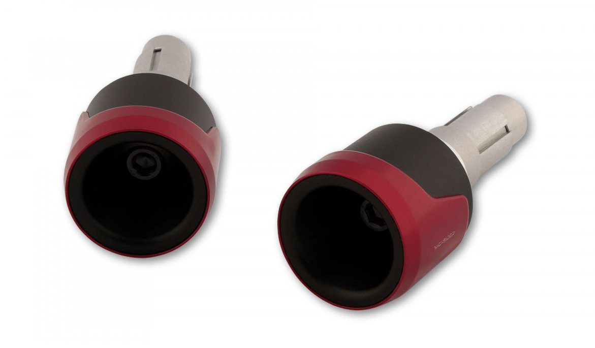 Embout de guidon HIGHSIDER AKRON-XL Rouge - vue 3
