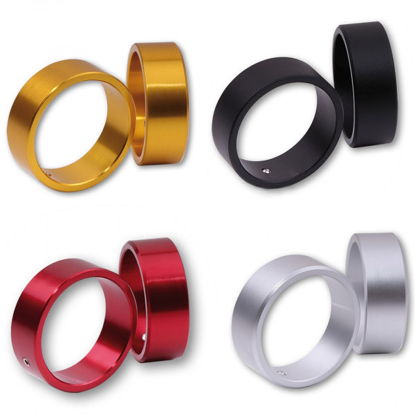 Anneau de couleur rouge pour rétro embout de guidon Highsider