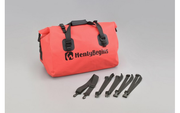 Sacoche de selle Daytona Henlybegins 63L DH-749 rouge imperméable - vue 5
