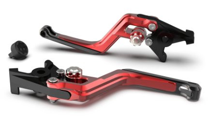 LSL Levier Embrayage ERGONIA Réglable Rouge/Noir