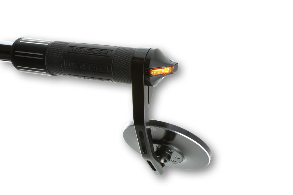 Clignotant LED embout de guidon HIGHSIDER FLIGHT fumé 203-001 - vue 4