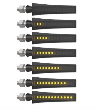 LED clignotant HIGHSIDER STS PROJECT séquentiels noir - vue 2