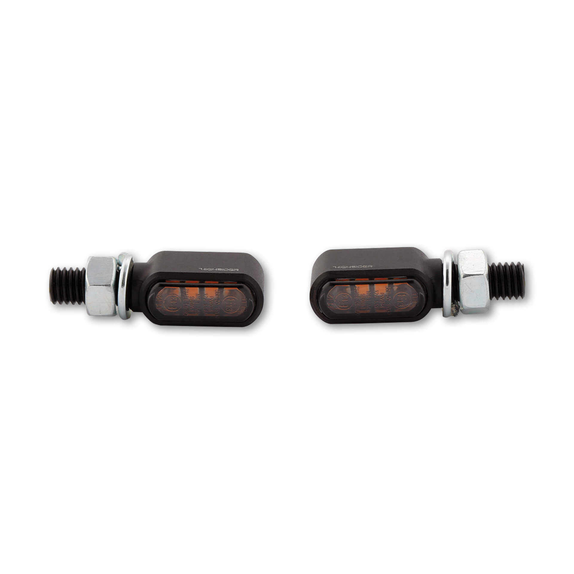 Clignotant LITTLE BRONX LED Aluminium Noir HIGHSIDER - vue 2