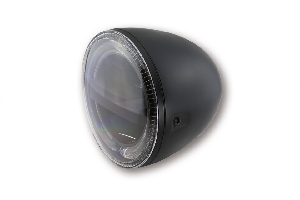 Phare additionnel LED CIRCLE 5 3/4 pouces noir HIGHSIDER