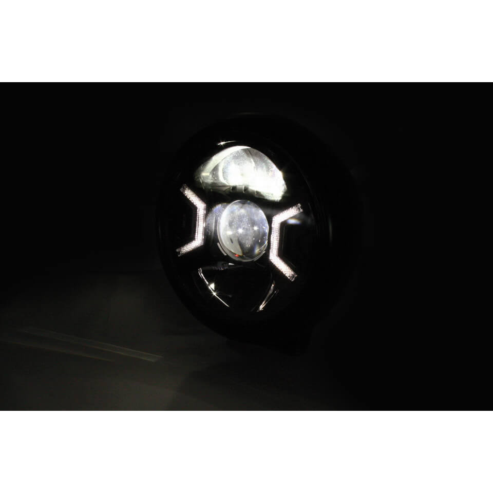 Phare LED HD-STYLE Type 2 7 pouces HIGHSIDER - vue 3