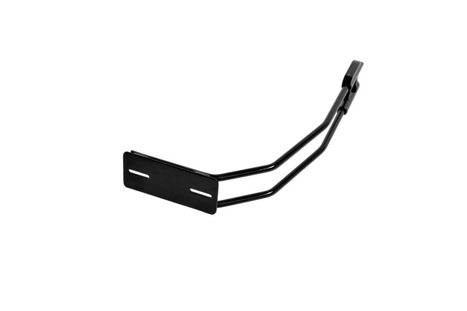 Support de plaque ras de roue universel noir Highway Hawk - vue 2