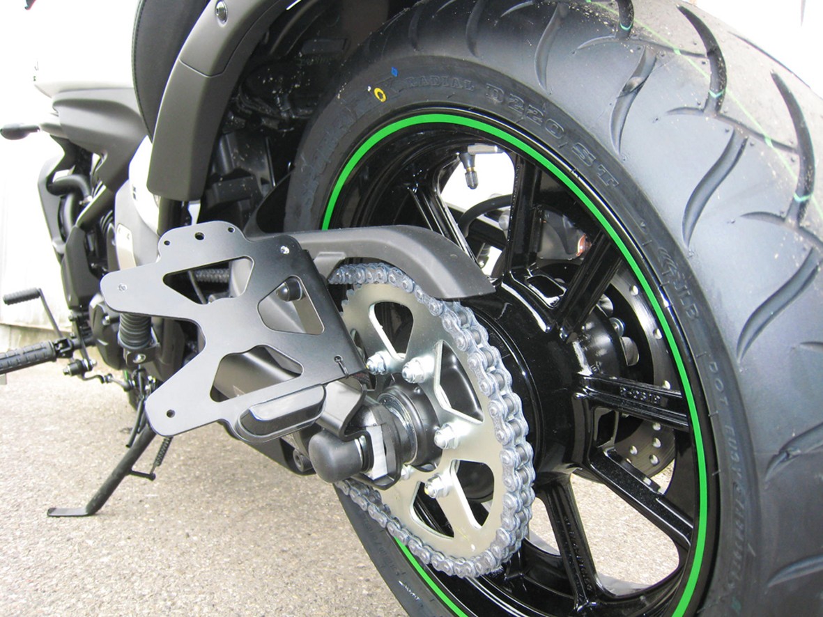 Support de plaque latéral ACCESS DESIGN pour Kawasaki Vulcan S - vue 3