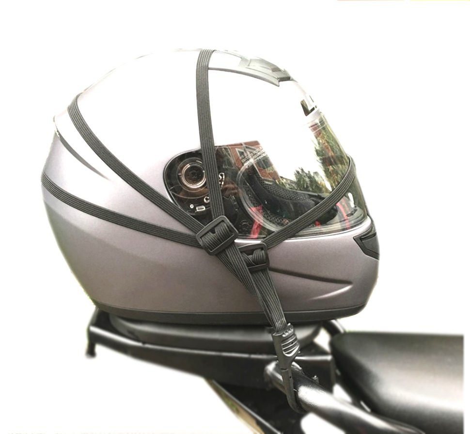 Sandow plat 4 brins fixation casque sur selle 60 cm Brazoline - vue 2