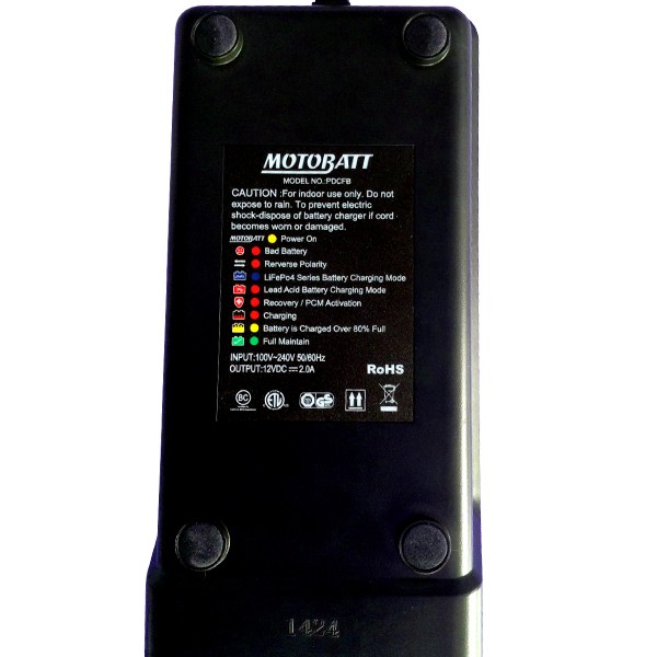 Chargeur de batterie MOTOBATT série PDC pour 2 batteries (PDC2X2A) - vue 4