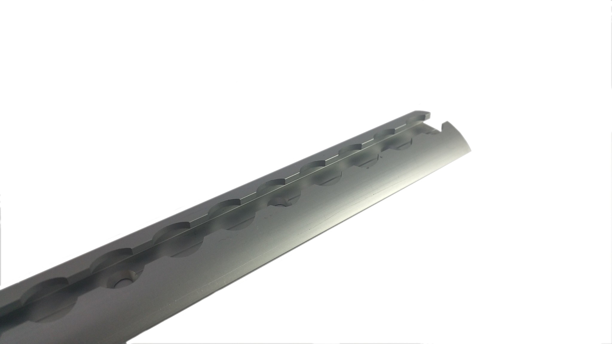 Rail aluminium 1m AERO + 2 anneaux BRAZOLINE - vue 2