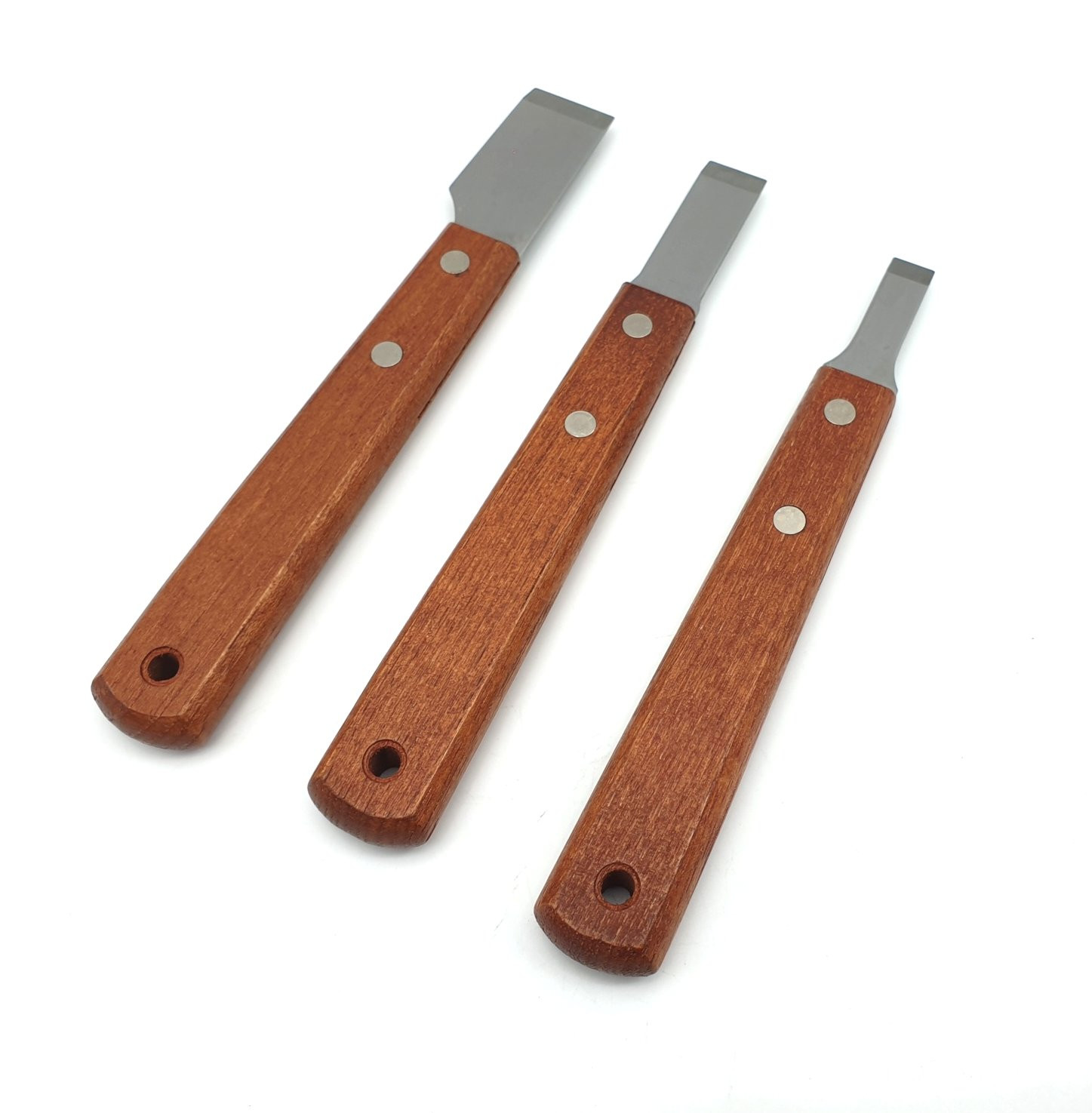 Jeu de 3 grattoirs universels inox 10/16/22 mm Brazoline - vue 3