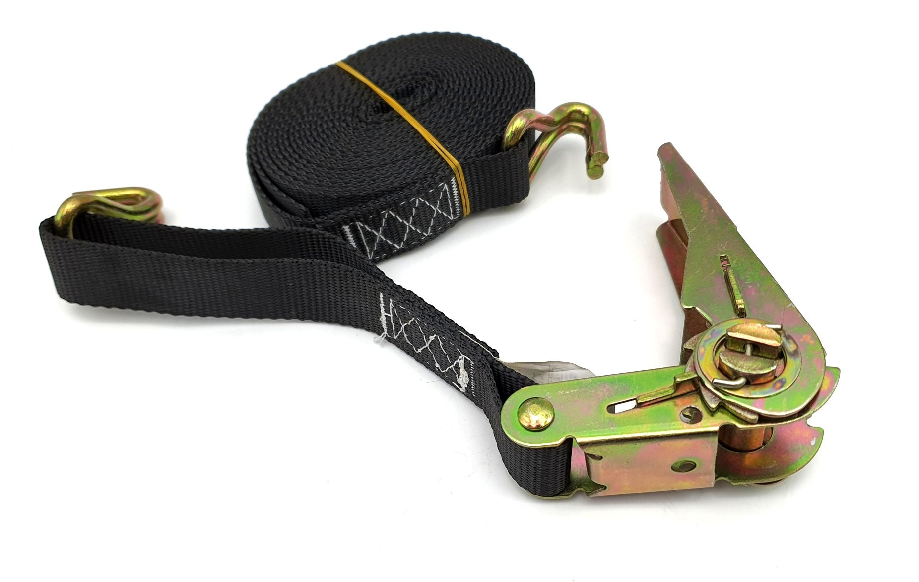Jeu de sangle noire longue 4 m x 22 mm Brazoline - vue 2