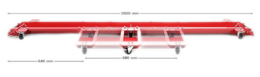 Chariot de rangement Brazoline 250 kg - vue 2