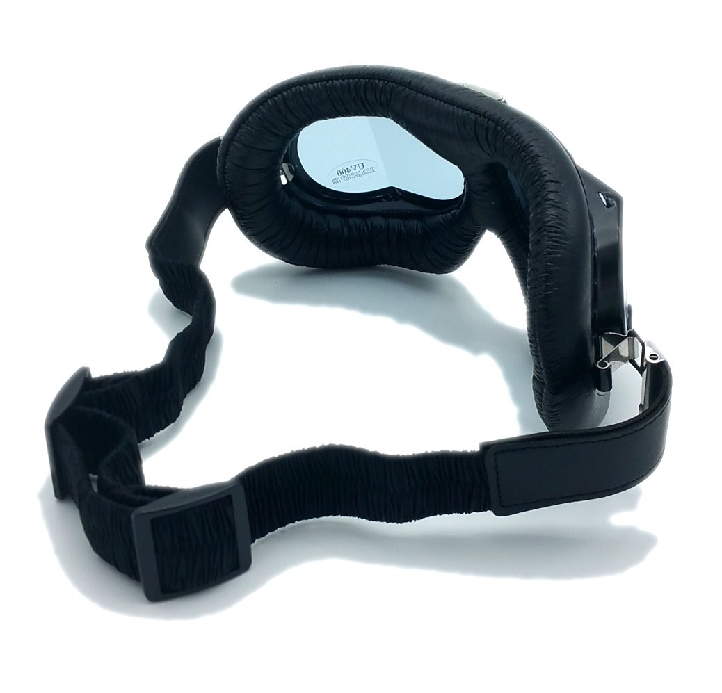 Lunettes aviateur Brazoline noires - vue 2