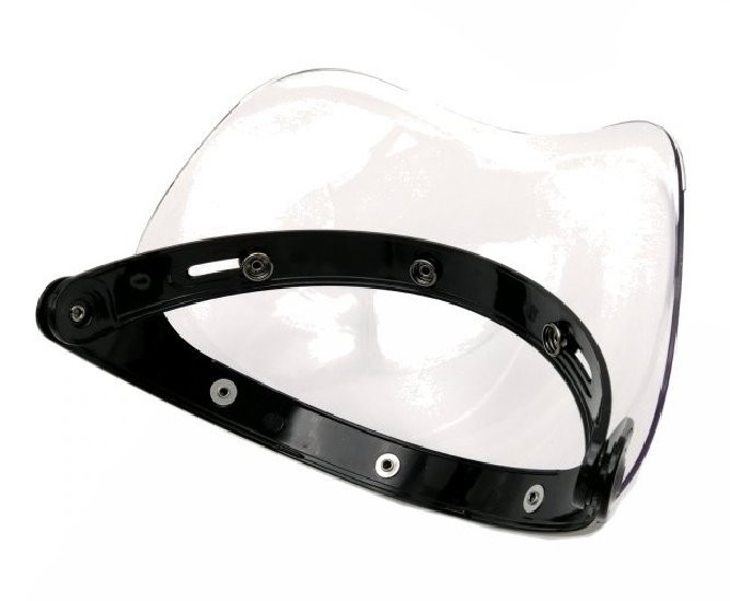 Visière Brazoline transparente type Bubble avec charnière - vue 2