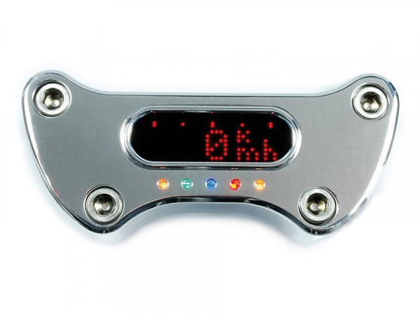 MOTOGADGET MSM HD Guidon Top Clamp 1 pouce poli - vue 2