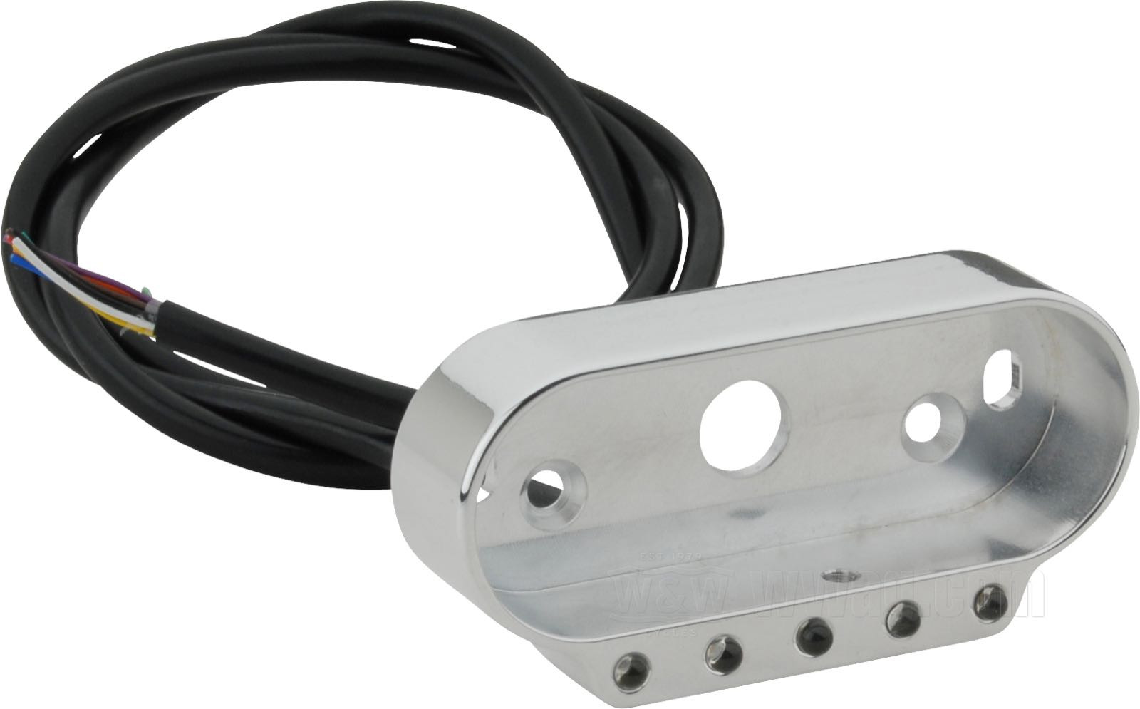 Boîtier commutateur MSM Motogadget avec voyant lumineux, poli - vue 2