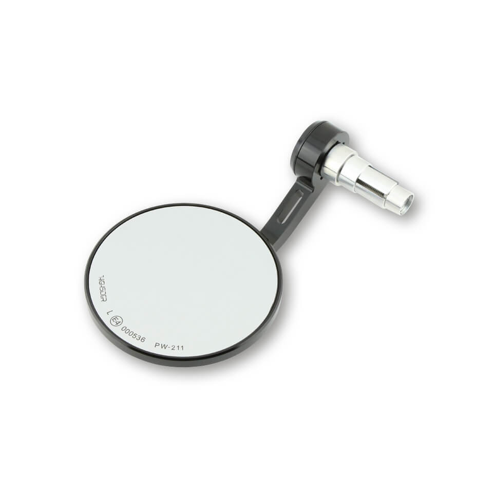 Embout de guidon rétroviseur Conero noir anodisé HIGHSIDER - vue 3