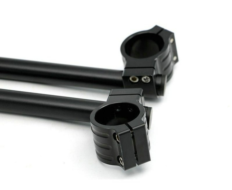 Guidon bracelet noir aluminium 43 mm CNC Brazoline - vue 2