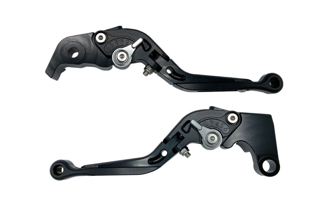 Jeu de leviers EVO noir ALPHA TECHNIK pour Suzuki GSX-R - vue 2