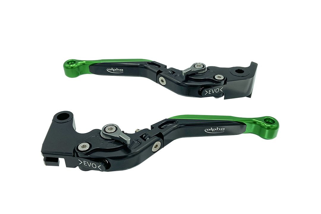 Embouts colorés pour levier EVO ALPHA RACING vert anodisé - vue 2
