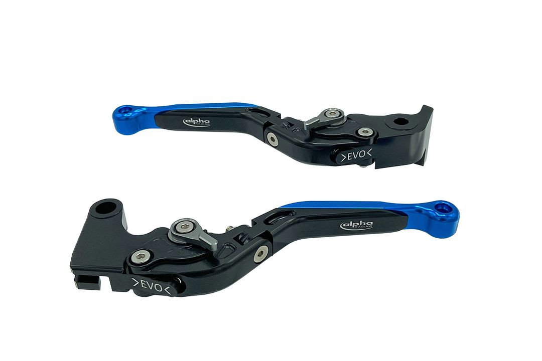 Embouts colorés pour levier EVO ALPHA RACING bleu anodisé - vue 2