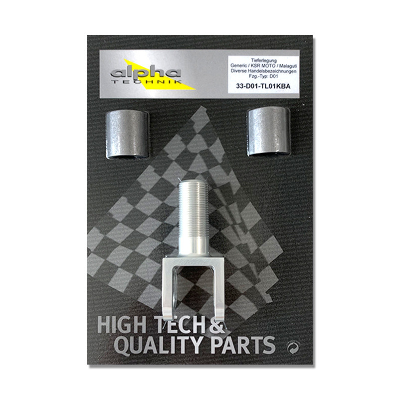 Kit de rabaissement ALPHA TECHNIK Malaguti KSR Moto 2019+