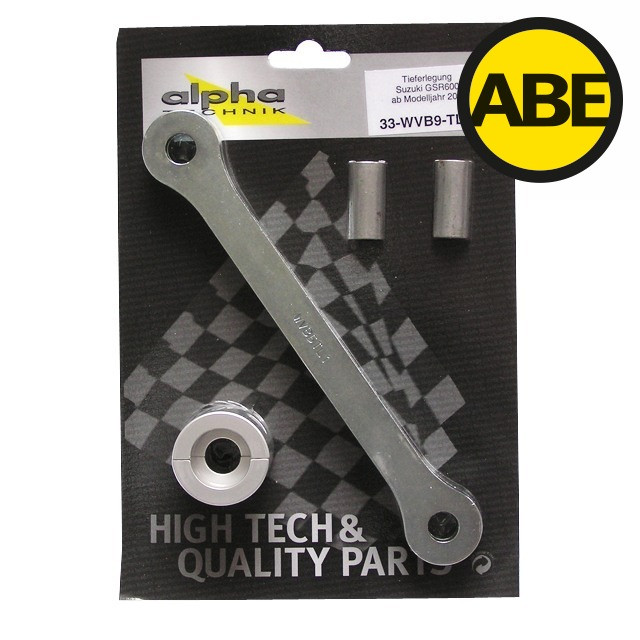 Kit de rabaissement Suzuki GSR600 WVB9 2006-2011 ALPHA TECHNIK