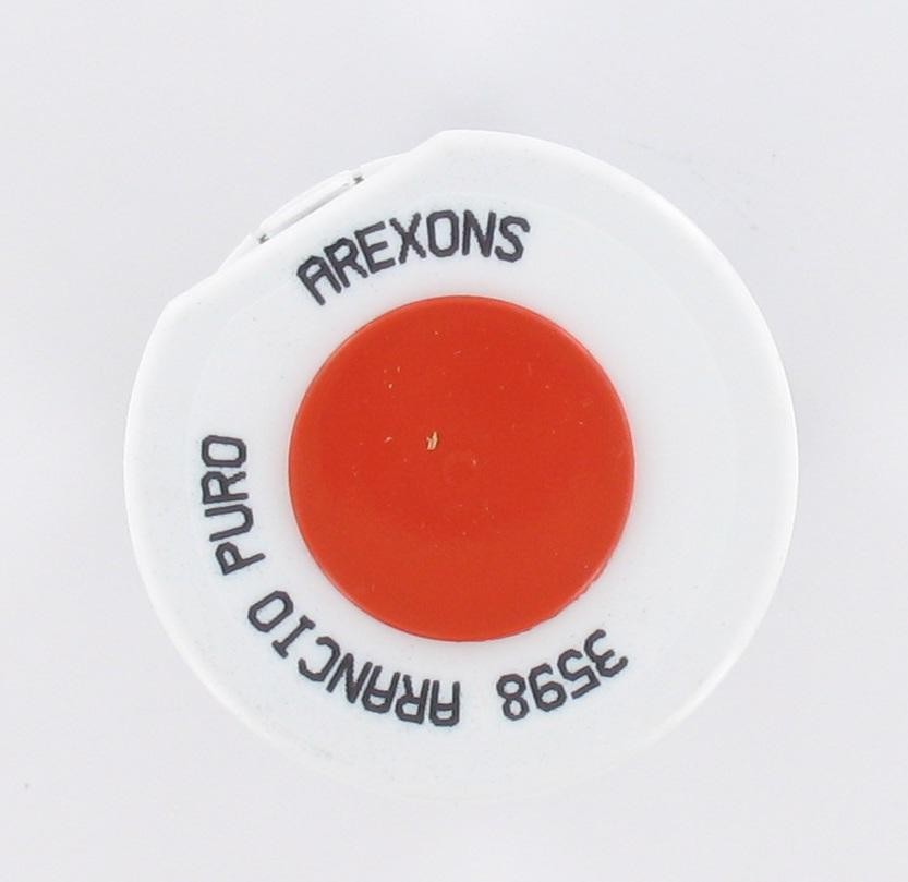 Bombe de peinture acrylique Orange pur Arexons 400 ml - vue 2