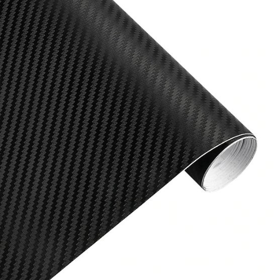 Rouleau de sticker covering carbone noir mat Brazoline - vue 2