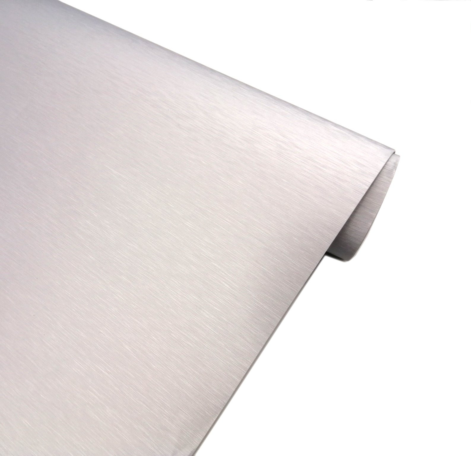 Rouleau sticker covering aluminium brossé Brazoline - vue 3