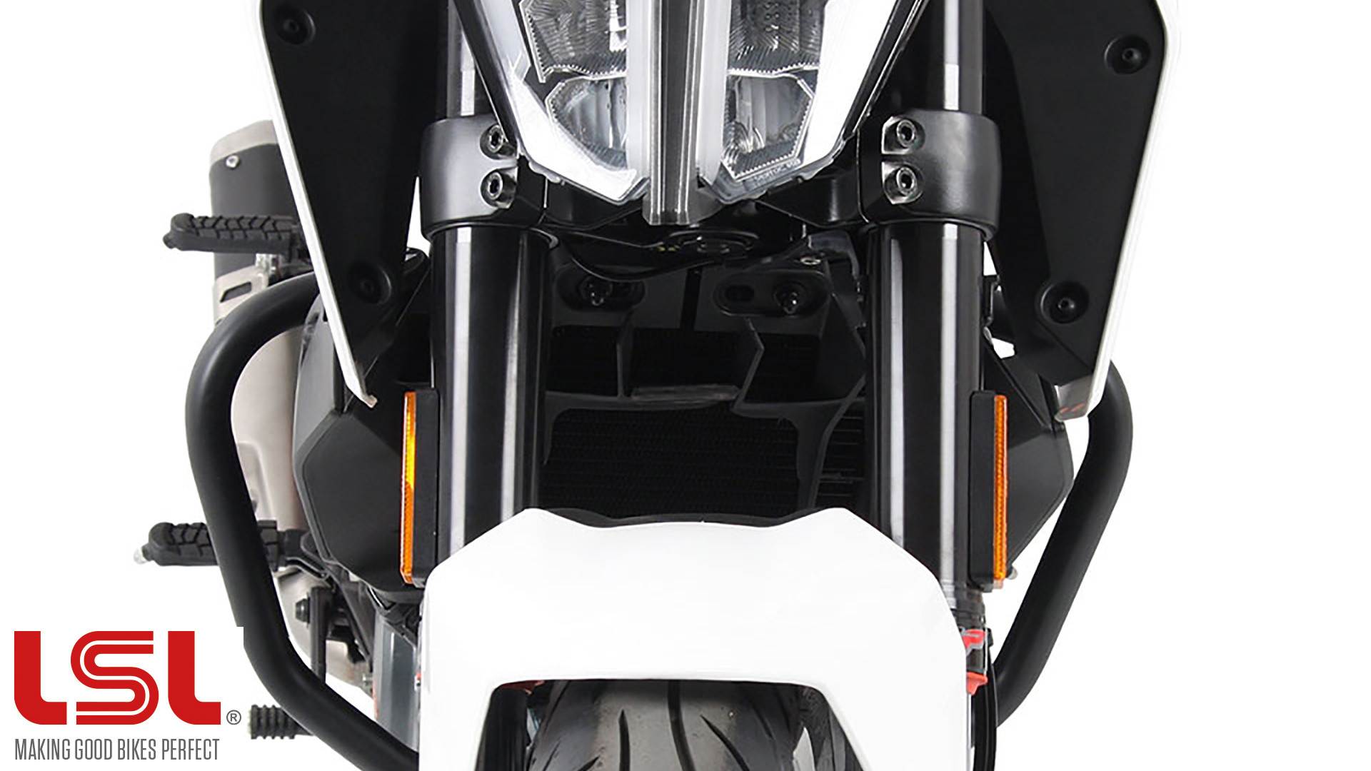 LSL Barres de protection moteur 125 Duke 2017-, noir