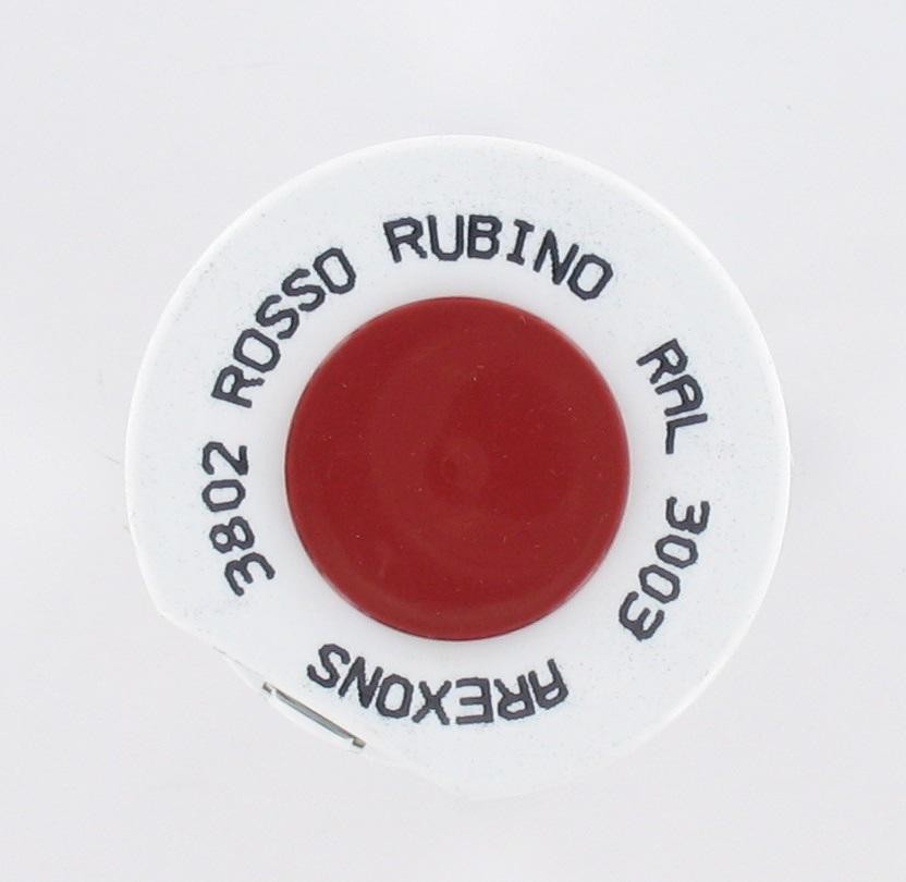 Bombe de peinture spécial métaux Rouge rubis brillant RAL 3003 400 ml AREXONS - vue 2