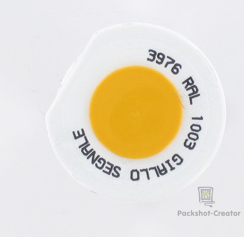 Bombe de peinture jaune sécurité RAL 1003 400 ml Arexons - vue 2