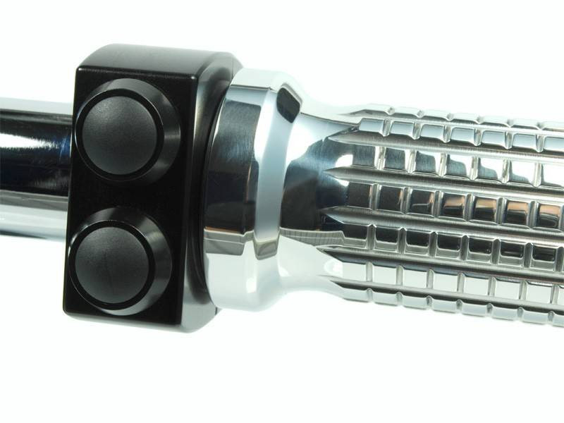 Motogadget mo.switch Commutateur 3 boutons poussoir diamètre 22 mm logement noir - vue 3