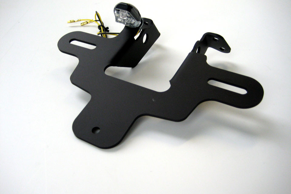 LSL Support de plaque universel avec feu arrière