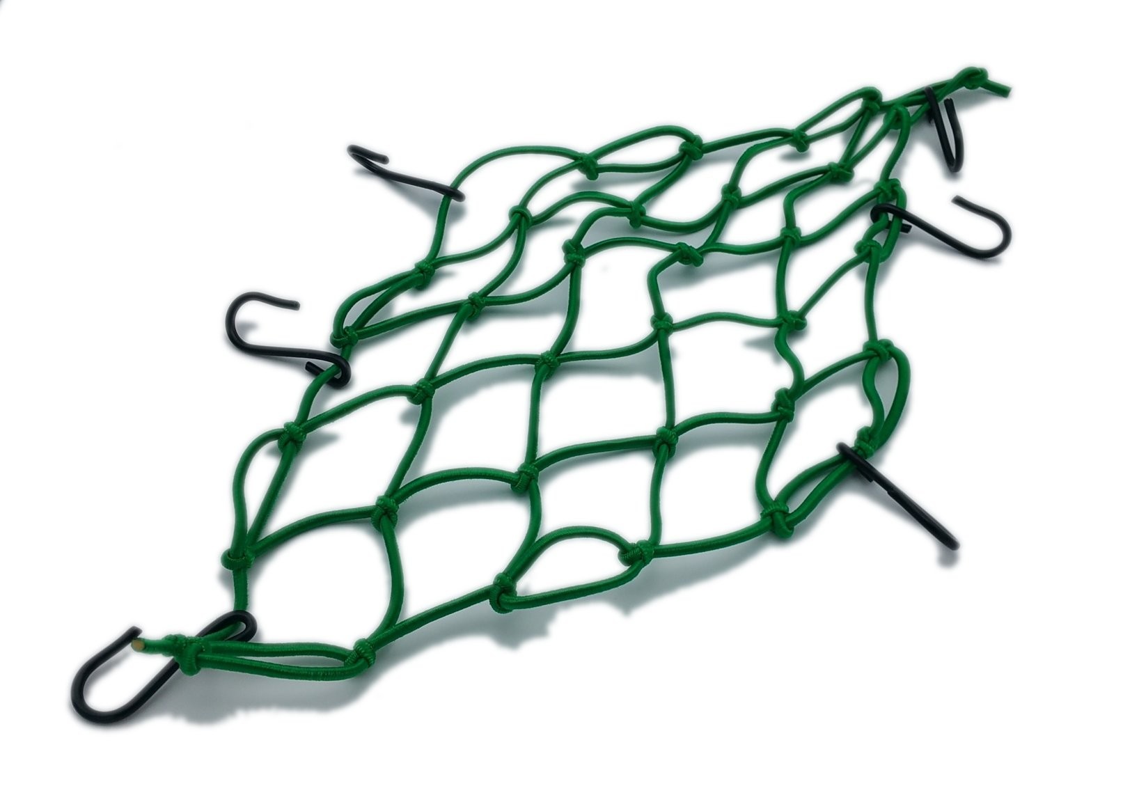 Filet élastique pour casque moto 40 x 40 cm Brazoline - Vert